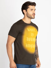 Mens Printed Round Neck T-Shirt
